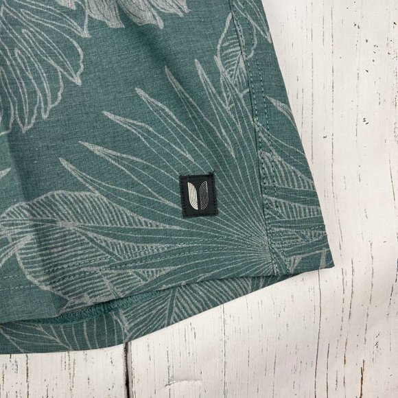 Link‎ Soul Golf Large Tempus Fugit Printed Shorts Green Men New - Picture 2 of 11